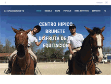 Tablet Screenshot of hipicaelvalle.com